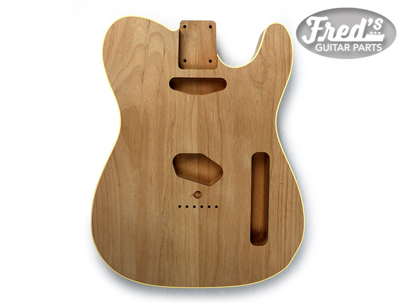 HOSCO® REPLACEMENT BODY FOR TELE® WITH CREAM BINDINGS ALDER UNFINISHED