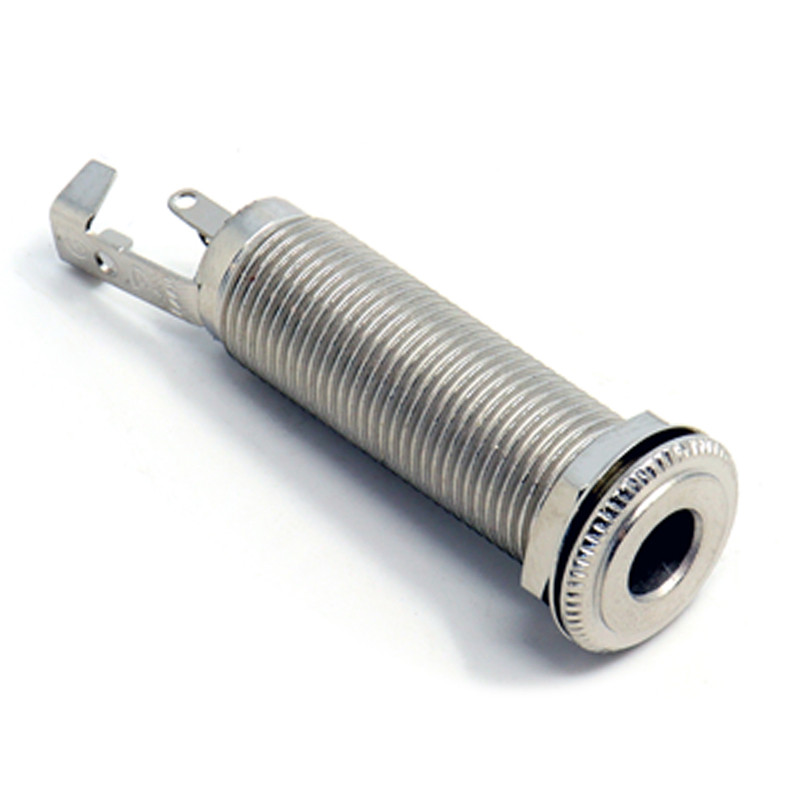 PURE TONE® MONO/STEREO JACK TUBE 1/4" 6.35mm THREADED 35mm NICKEL