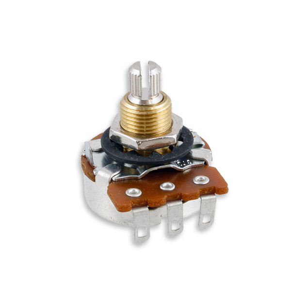 CTS® POTENTIOMÈTRE 295 SERIES 4 CONTACTS FILETAGE COURT AXE FENDU 6mm 250K AUDIO