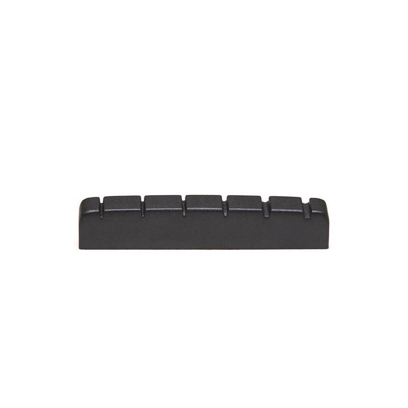 BLACK TUSQ XL® NUT SLOTTED 44 x 5 x 8.4mm E-e 35.5mm