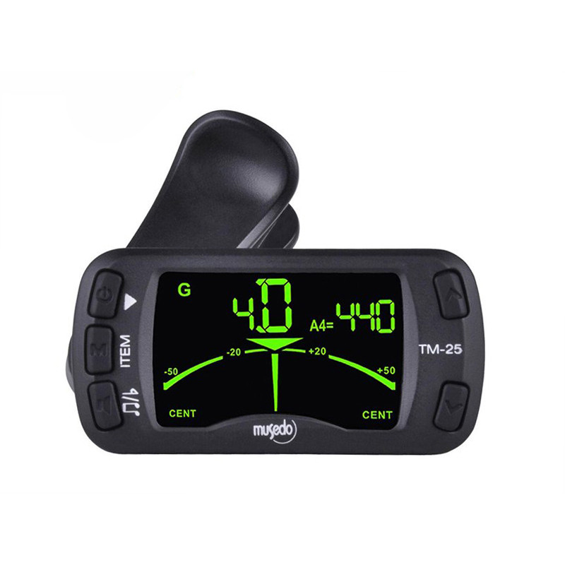 MUSEDO® TM-25 CLIP ON TUNER AND METRONOME