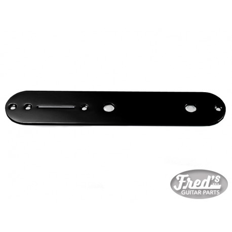 black tele control plate