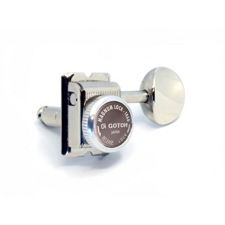 Gotoh® Sd91 Mg-t Locking Machine Heads 6x1 Ratio 1:15 Nickel - Fred's 